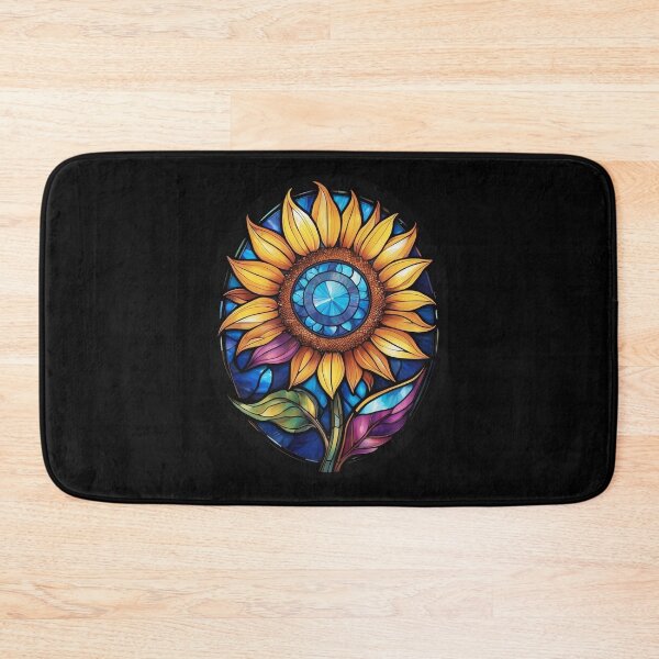 Item preview, Stained Glass Sunflower designed and sold by Desfix.
