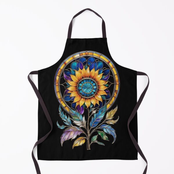 Item preview, Stained Glass Sunflower designed and sold by Desfix.