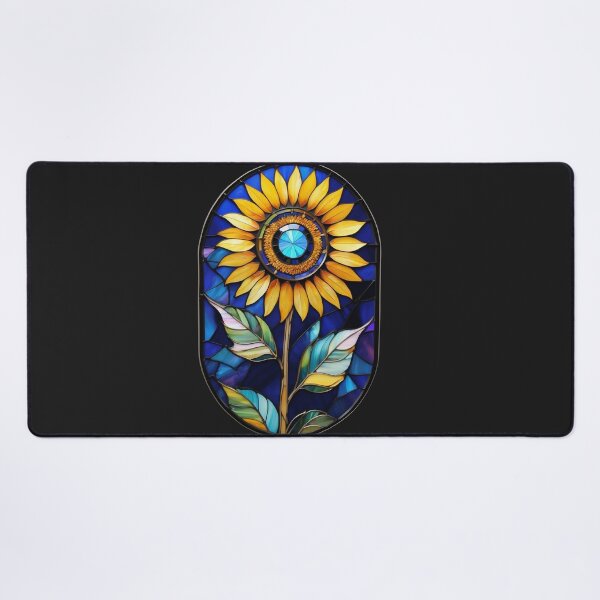 Item preview, Stained Glass Sunflower designed and sold by Desfix.