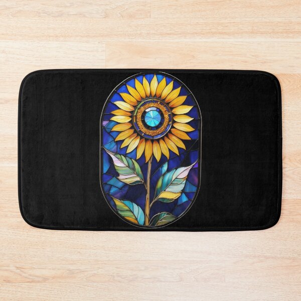 Item preview, Stained Glass Sunflower designed and sold by Desfix.