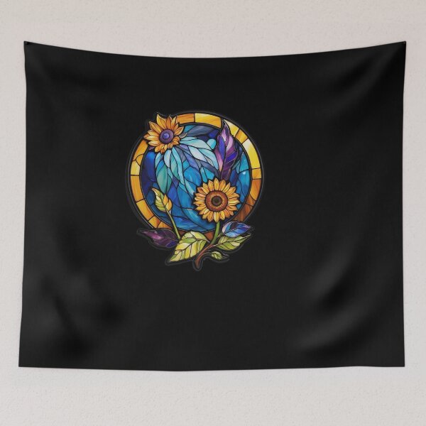 Item preview, Stained Glass Sunflower designed and sold by Desfix.