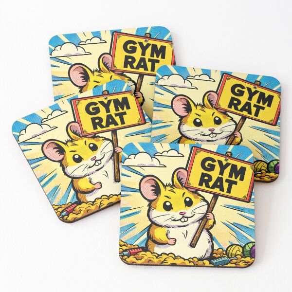 Item preview, Gym Rat Old Comics Style Illustration designed and sold by VectorPlace.
