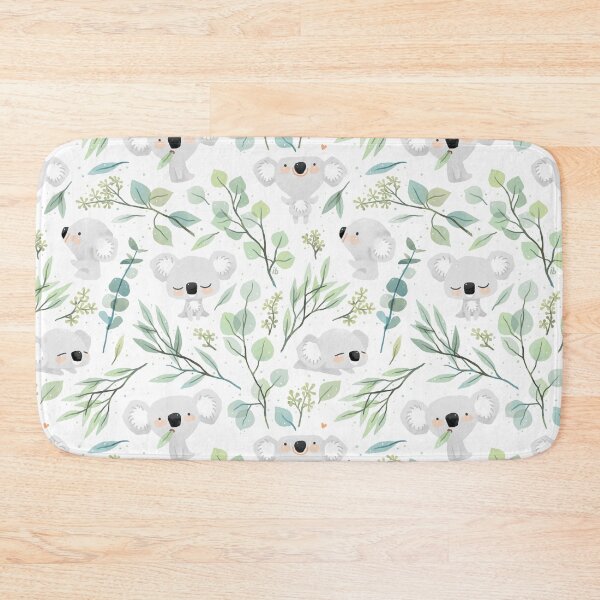 Item preview, Koala and Eucalyptus Pattern designed and sold by freeminds.