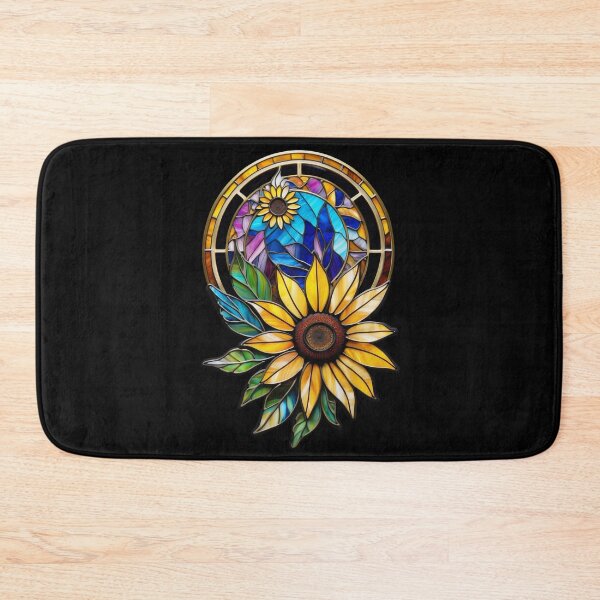 Item preview, Stained Glass Sunflower designed and sold by Desfix.