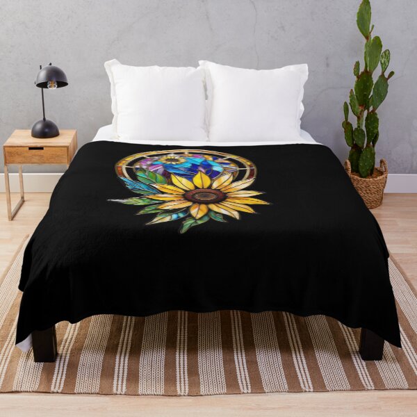 Item preview, Stained Glass Sunflower designed and sold by Desfix.