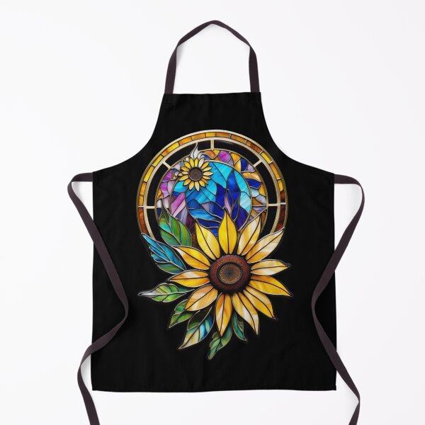Item preview, Stained Glass Sunflower designed and sold by Desfix.
