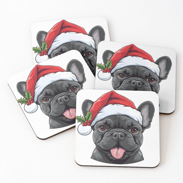 Item preview, Christmas French Bulldog - Black designed and sold by wotsthis.