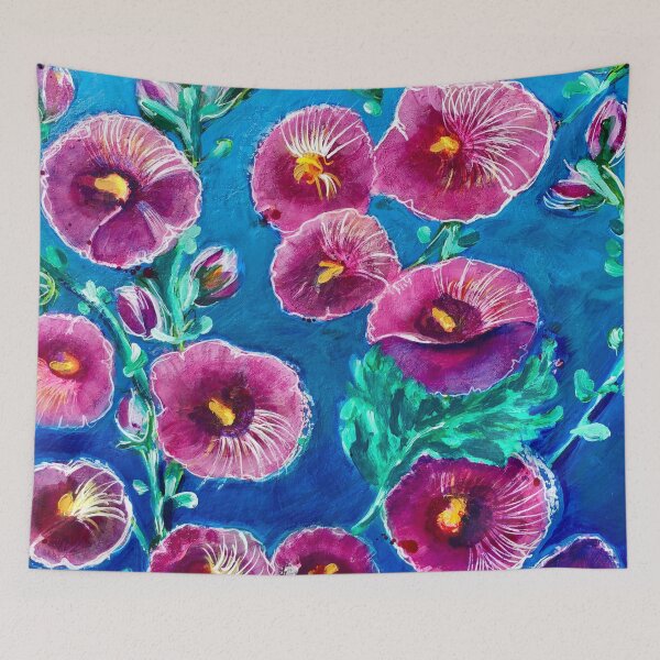 Item preview, Hock the Hollyhocks    From original painting! designed and sold by Angela Haig-Harrison.