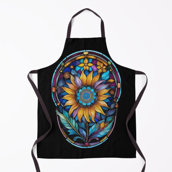 Item preview, Stained Glass Sunflower designed and sold by Desfix.