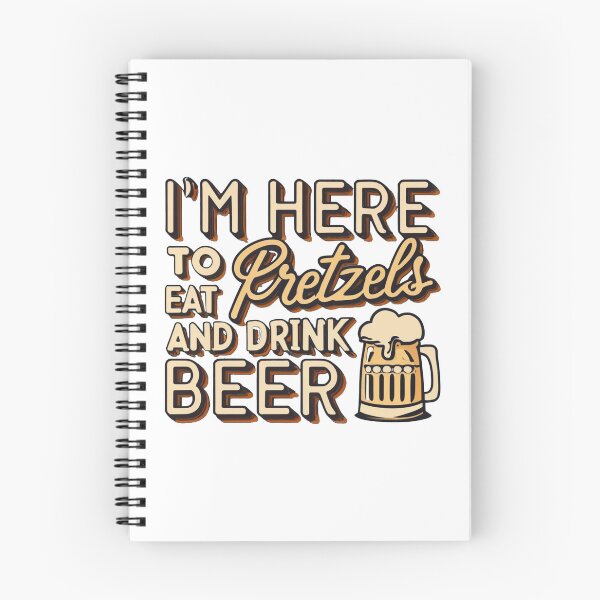 Item preview, I'M HERE TO EAT AND DRINK BEER designed and sold by Attire mukashaf.