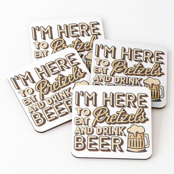 Item preview, I'M HERE TO EAT AND DRINK BEER designed and sold by Attire mukashaf.