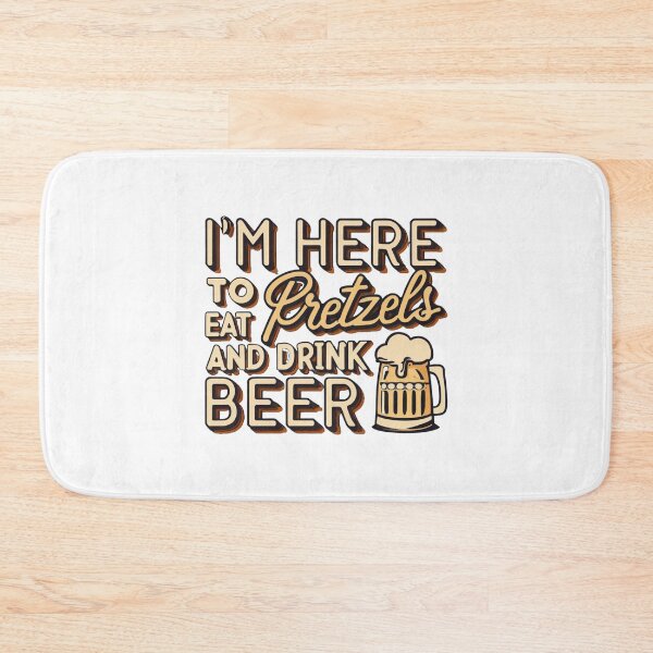 Item preview, I'M HERE TO EAT AND DRINK BEER designed and sold by Attire mukashaf.