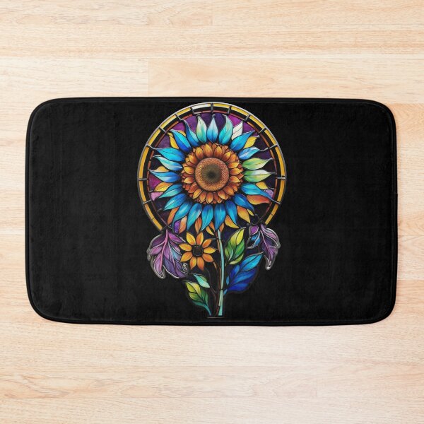 Item preview, Stained Glass Sunflower designed and sold by Desfix.