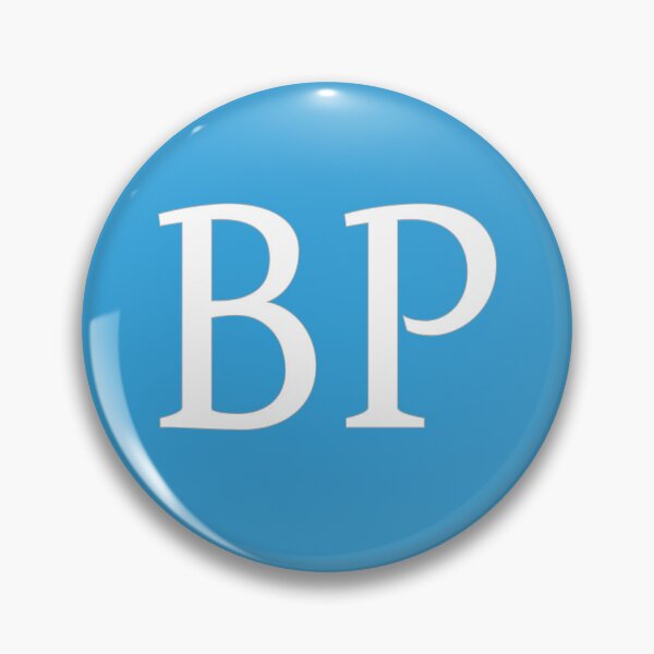 Item preview, BP Initials Monogram Elegant White Letters designed and sold by Jeallan Designs.