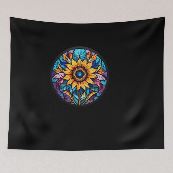 Item preview, Stained Glass Sunflower designed and sold by Desfix.