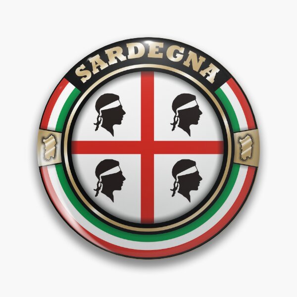 Item preview, Sardegna quattro mori Sardinia flag gold designed and sold by antonietta40.