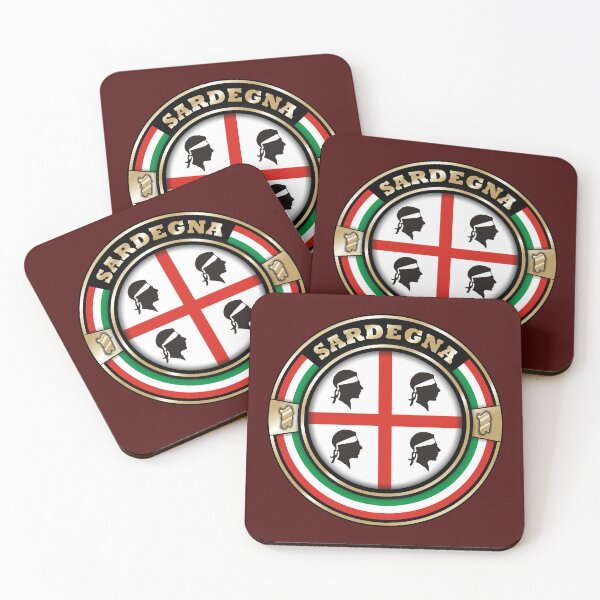 Item preview, Sardegna quattro mori Sardinia flag gold designed and sold by antonietta40.