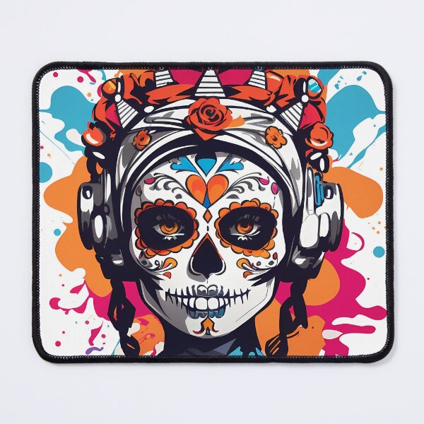 Item preview, skull with wings and headphones designed and sold by wplamkung.