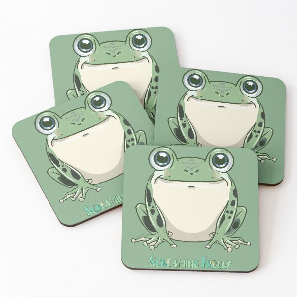 Item preview, Screaming Froggy Cute Frog designed and sold by artistango.