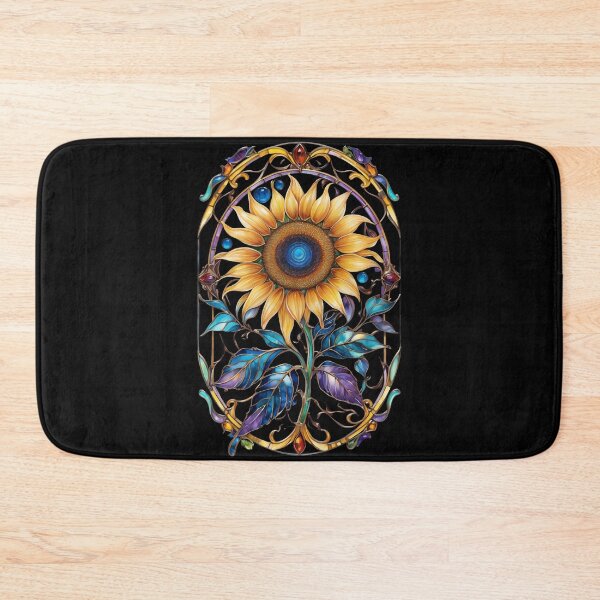 Item preview, Stained Glass Sunflower designed and sold by Desfix.