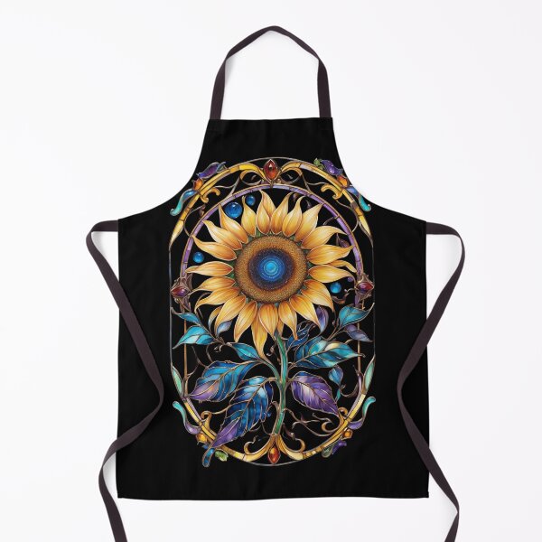 Item preview, Stained Glass Sunflower designed and sold by Desfix.