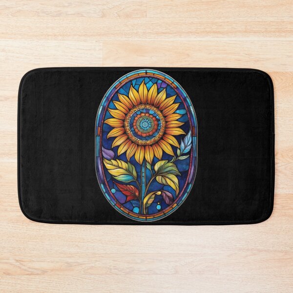 Item preview, Stained Glass Sunflower designed and sold by Desfix.