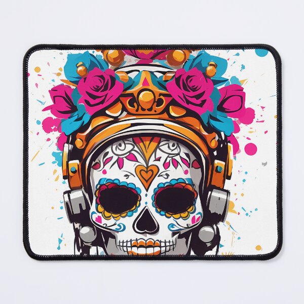 Item preview, skull with wings and headphones designed and sold by wplamkung.