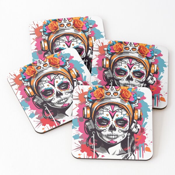 Item preview, skull with wings and headphones designed and sold by wplamkung.