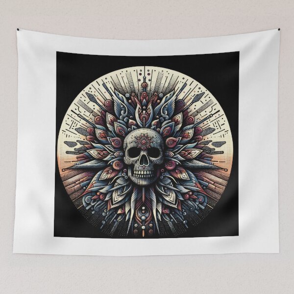 Item preview, Feathered Skull designed and sold by machinesdream.