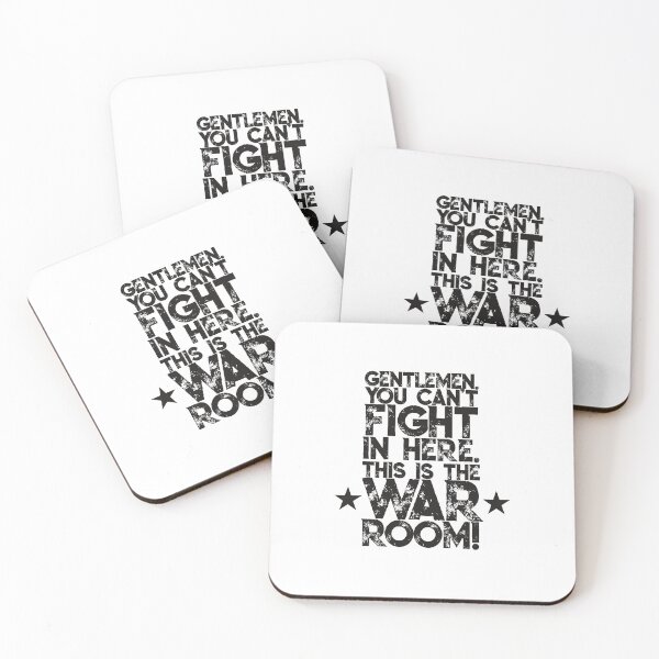 Item preview, Gentlemen. You can't fight in here. This is the War Room! Black Font designed and sold by SorryFrog.