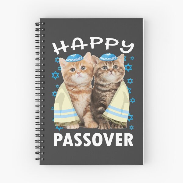 Item preview, Cute Little Cats Saying Happy Passover Funny Jewish T Shirt For Pesach  designed and sold by TimeForTShirt.