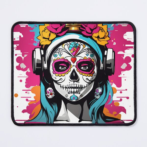 Item preview, skull with wings and headphones designed and sold by wplamkung.