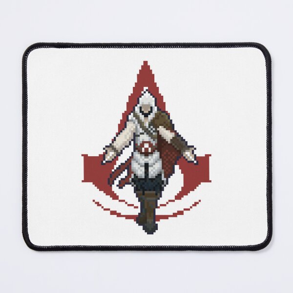 Item preview, Assassins Creed Ezio Auditore Pixel Art Retro Symbol designed and sold by wolfkin-design.