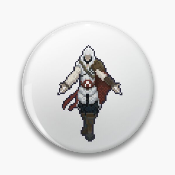 Item preview, Assassins Creed Ezio Auditore Pixel Art Retro designed and sold by wolfkin-design.