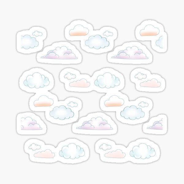 Item preview, Puffy clouds designed and sold by Laura Roman.