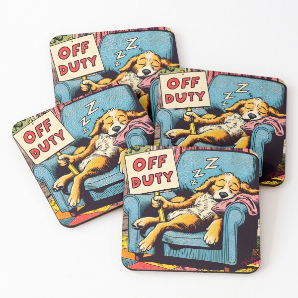 Item preview, Lazy Dog Old Comics Style Illustration designed and sold by VectorPlace.