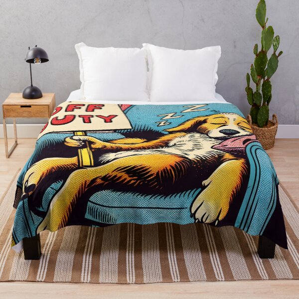 Item preview, Lazy Dog Old Comics Style Illustration designed and sold by VectorPlace.