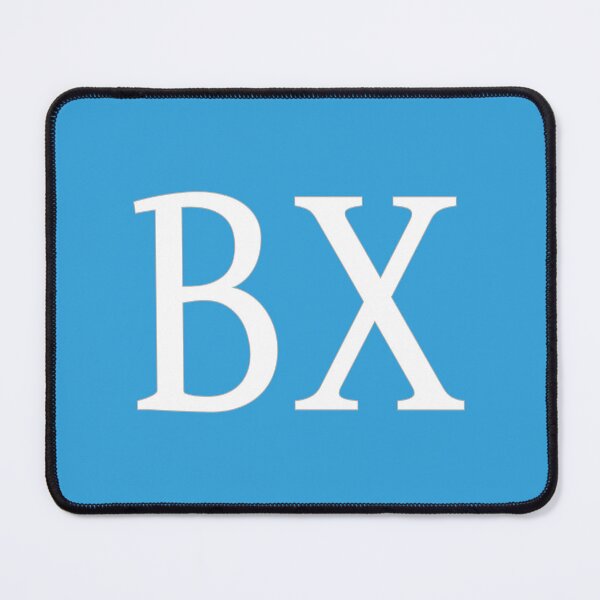 Item preview, BX Initials Monogram Elegant White Letters designed and sold by Jeallan Designs.