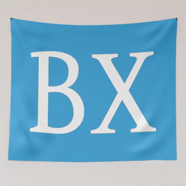 Item preview, BX Initials Monogram Elegant White Letters designed and sold by Jeallan Designs.