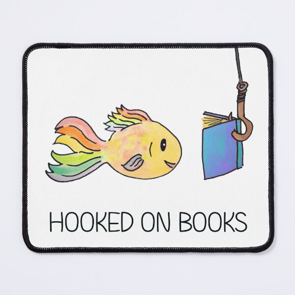 Item preview, Hooked on Books - updated designed and sold by CreativeBear.