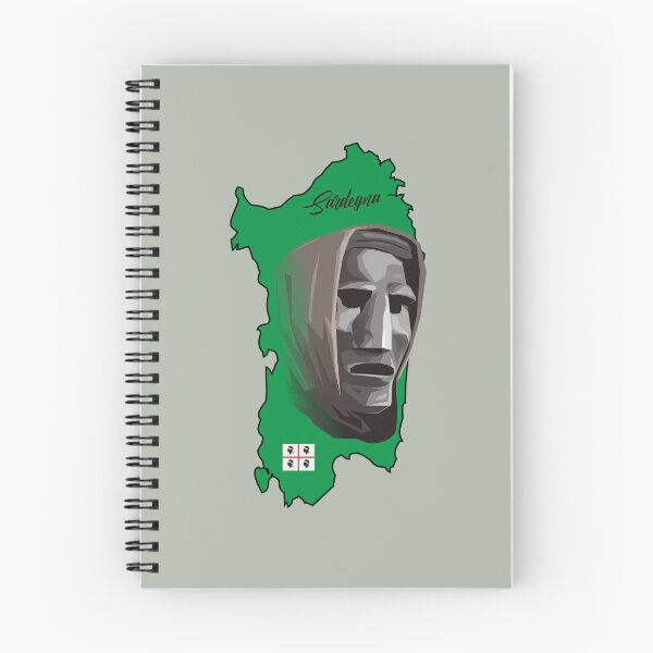 Item preview, Mamuthones Sardegna Sardinia green map designed and sold by antonietta40.