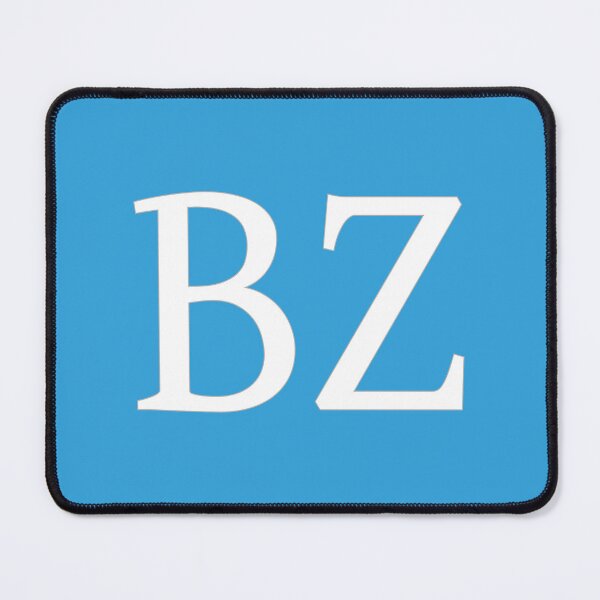 Item preview, BZ Initials Monogram Elegant White Letters designed and sold by Jeallan Designs.