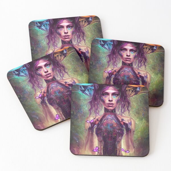 Item preview, Fluttering Dreams: Butterflies Weave Magic with a Woman designed and sold by Daniel Dudgeon.