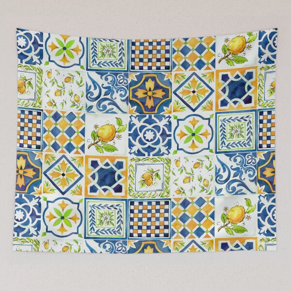 Item preview, Summer Mediterranean Vibes: Italian Sicilian Tile Delights designed and sold by Hadamundo.