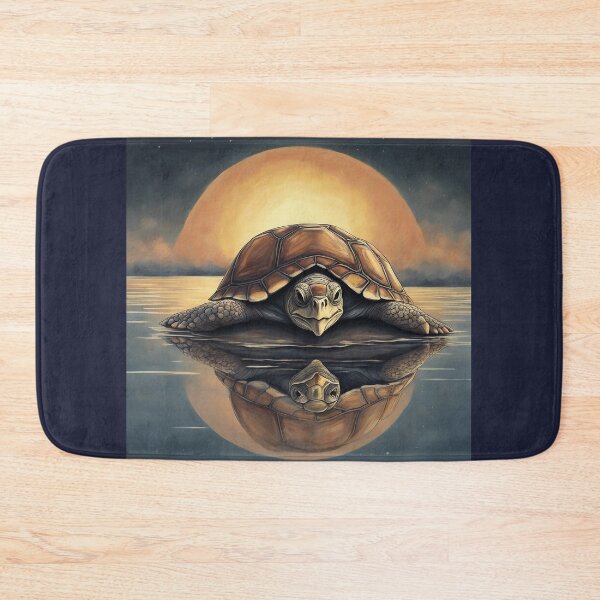 Item preview, Turtle before sunset designed and sold by KarakitAI.