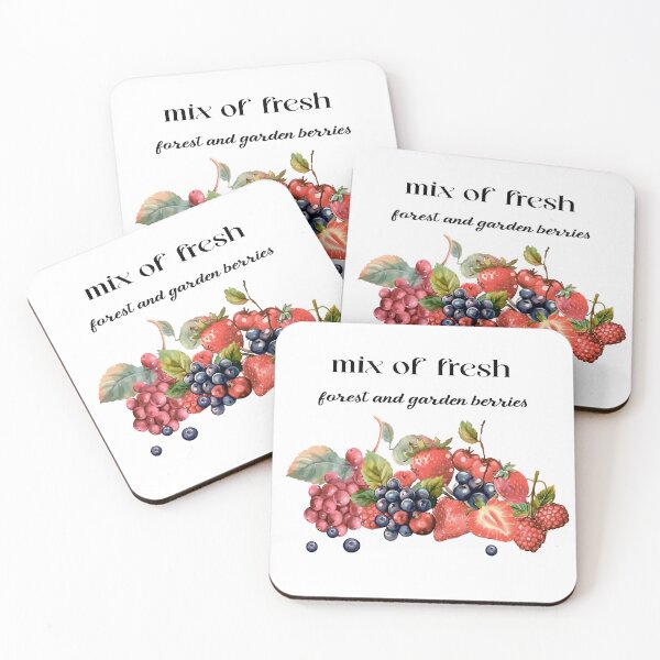 Item preview, Mix of fresh: forest and garden berries designed and sold by Anastasiia Yurevych.
