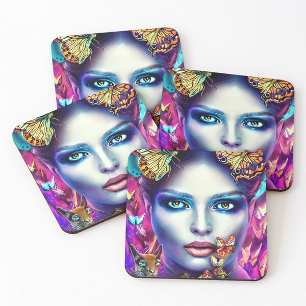 Item preview, Surreal Enchantment: Butterflies Adorn the Goddess designed and sold by Daniel Dudgeon.