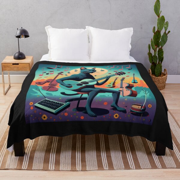 Item preview, Cat with a guitar designed and sold by Studio-DesignWw.