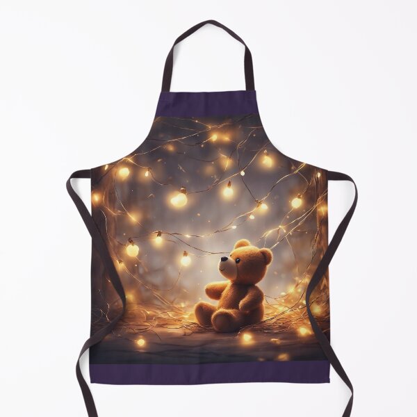 Item preview, Teddy under fairy lights 1 designed and sold by KarakitAI.