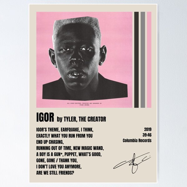 Igor by Tyler the Creator Album Posters – thepostercorner